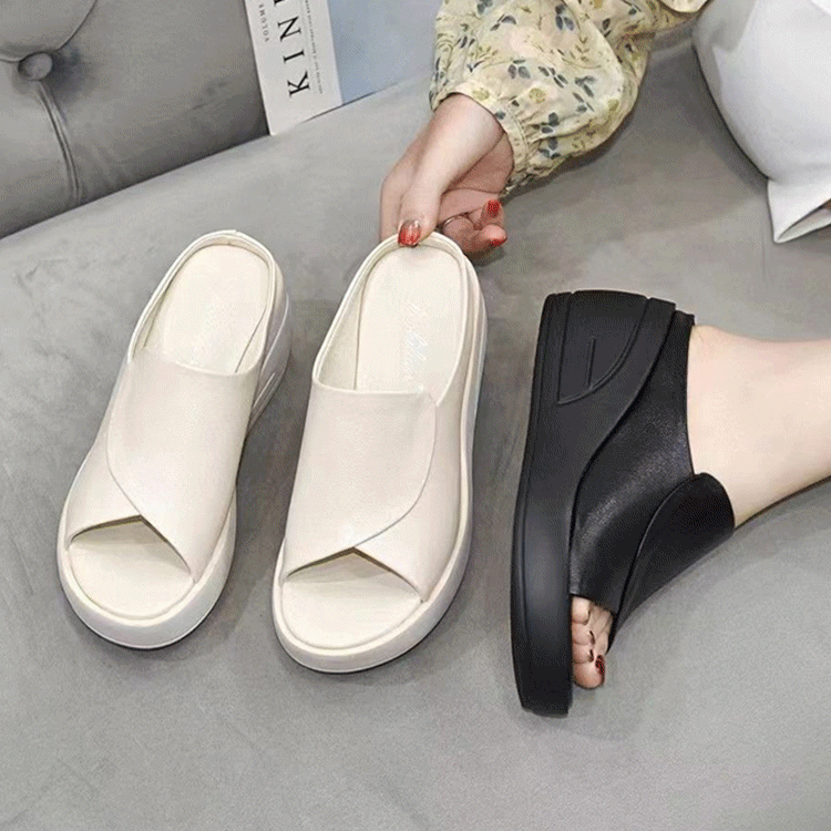 👡 🎁【Obcas 5,5 cm】【35-42】2025 damskie sandały na koturnie, super wygodne