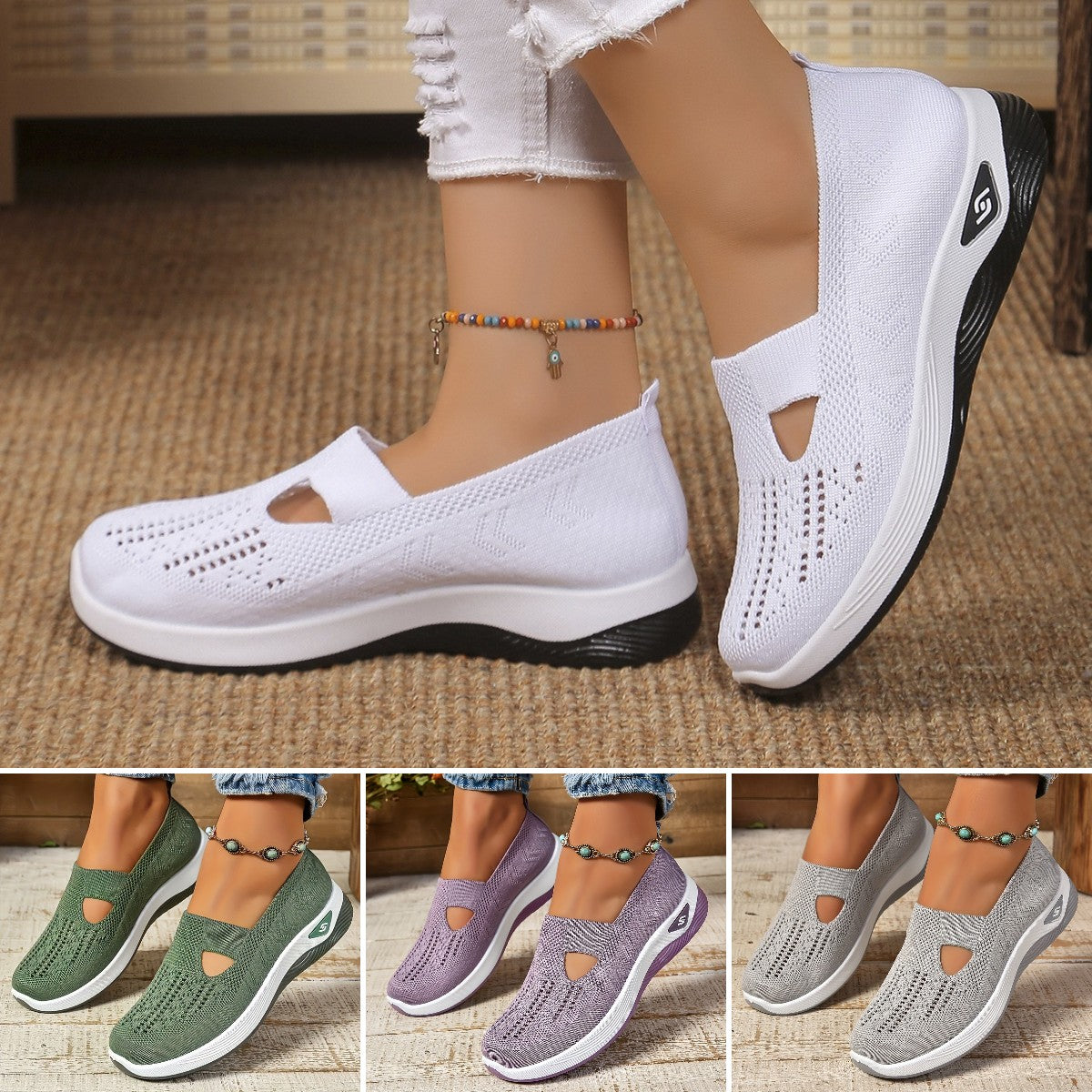 🔥🌟【35-42】🌟 Casualowe buty damskie, oddychające i wygodne