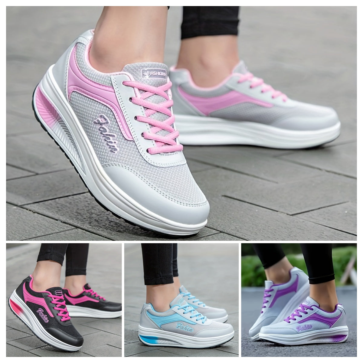 🔥👟【35-43】Modne, oddychające, cozienne trampki damskie