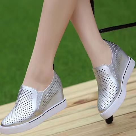 🔥🔥【34-41】Lato 2025 damskie buty na co dzień z miękkiej skóry z grubą podeszwą