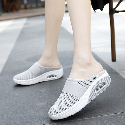 🔥✨【35-43】2025 sandały damskie z poduszką powietrzną z siateczki hollow mesh✅miękkie i wygodne✅lekkie i oddychające