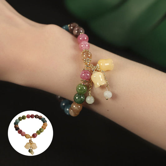 🌸🌸【Kup 1 i otrzymaj 1 gratis】✨Bransoletka z naturalnego turmalinu